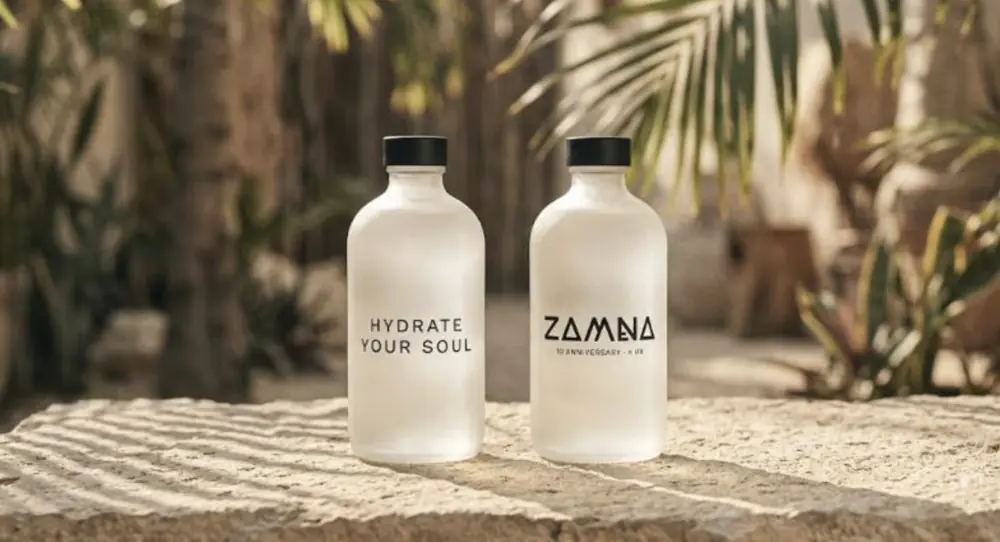 Botellas de agua «Hydrate your soul» ZAMNA